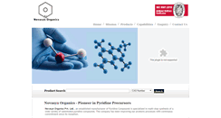 Desktop Screenshot of novasynorganics.com