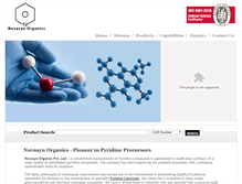 Tablet Screenshot of novasynorganics.com